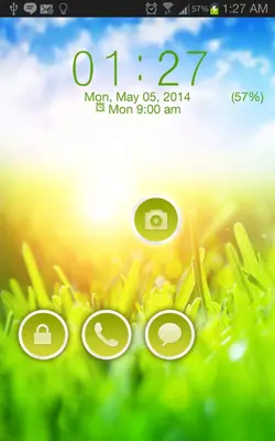 Green Nature Go Locker Theme android App screenshot 0