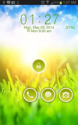 Green Nature Go Locker Theme android App screenshot 2