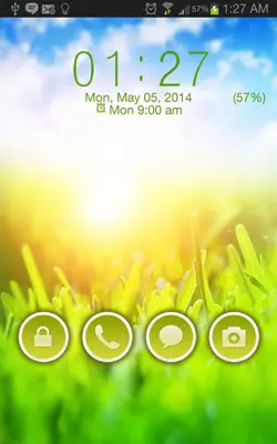 Green Nature Go Locker Theme android App screenshot 3